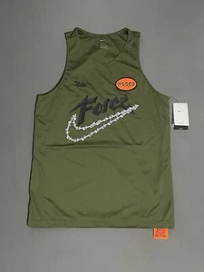 Nueva con etiquetas Nike Air Force Hoops Baloncesto #00 DRI-FIT DH6755-355 Hombres’s M RARO - Imagen 1 de 8