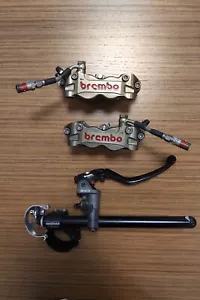 KIT PINZE RADIALI CNC SBK 108mm, POMPA ANTERIORE 19RCS BREMBO RACING - Foto 1 di 9