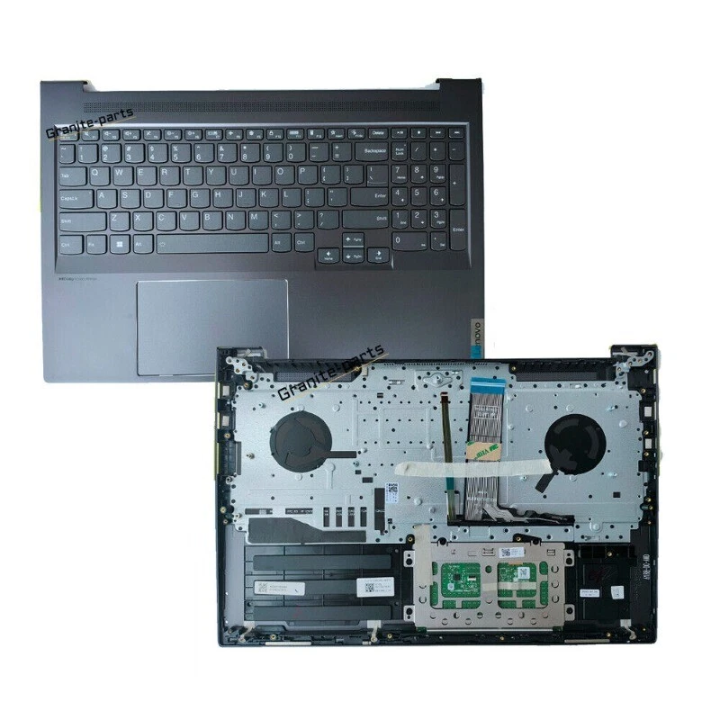 NUEVO Para Lenovo Slim 7 16IAH7 Reposamanos Teclado Retroiluminado Cubierta Superior 5CB1J38238 Gris Foto 1 de 4