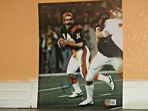 Ken Anderson Signed 8x10 Autograph BAS Certified Auto Cincinnati Bengals Beckett - Picture 1 of 3