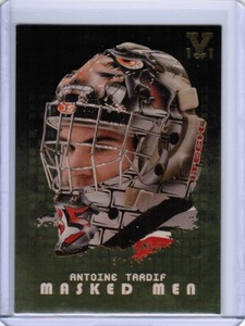 2016 ITG FINAL VAULT ANTOINE TARDIF 08/09 BETWEEN THE PIPES MASKED MEN GOLD 1/1