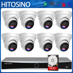 HITOSINO 5MP Security Camera System CCTV Kit 8CH 4K NVR Color Night Audio - Picture 1 of 24