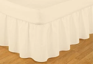 Cefa King con volantes de fácil ajuste marfil talla 152 cm x 198 cm x 41 cm gota - Imagen 1 de 3