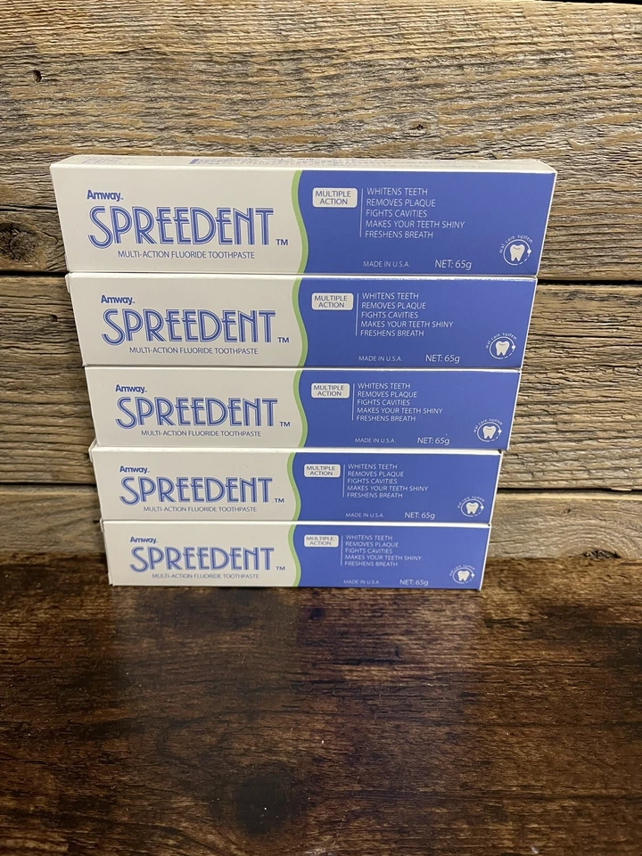 Pasta de dientes con flúor multiacción Amway Spreedent - Paquete de 6, 65 g Foto 1 de 1