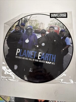 Public Enemy Planet Earth Greatest Rap Hits New Sealed lp vinyl Picture Disc Foto 1 de 2