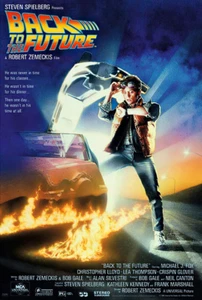 Back to the Future - Movie Poster (Regular Style - Michael J. Fox Looking at Wat - Picture 1 of 12