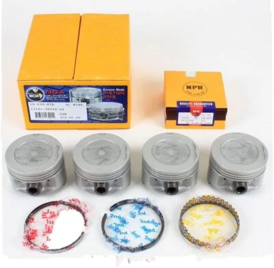 Kit de pistones + anillos NPR para camioneta Toyota Celica 1985-1995 2,4 L 22R/22RE 0,030" diámetro Foto 1 de 4
