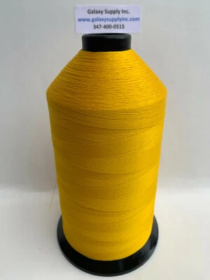 TEX-70 Bonded Nylon #69 Upholstery Thread , 16 oz- LEMON COLOR,  for 2 spools - Image 1 of 4
