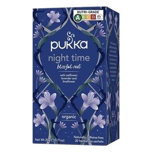 Tés de Hierbas Noche Orgánico Avena Flor Lavanda y Lima Flor Té, 20G 20 C - Imagen 1 de 6