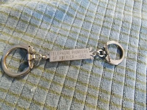 1962 TELEPHONE PIONEERS OF AMERICA OLD DOMINION Detachable KEYCHAIN Collector VG - Picture 1 of 4