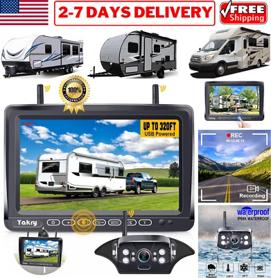 7'' Wireless RV Backup Camera for Furrion Pre-Wired for Camper Trailer Truck Bus - Image 1 of 4