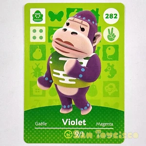 Tarjetas Amiibo Oficiales Animal Crossing Serie 3 - 282 Violeta Sin Escanear Nintendo - Imagen 1 de 1