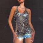 Sparkling Sequin Dress for Women Stylish Body Jewelry Accessories Gift
