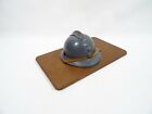 Antiguo Tintero Casco Adrian Poilu Militaria Ww1 Antiguo Inkstand Tintenfass