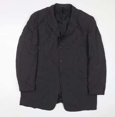 ARMANI Hombres Gris Lana Chaqueta Traje Chaqueta Talla 42 Regular Foto 1 de 4