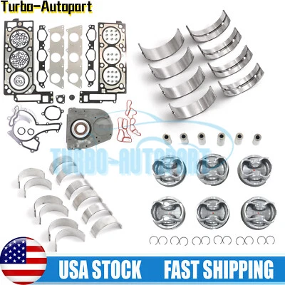 Juego de rodamientos de kit de revisión de motor M272 3,0 L para Mercedes-Benz C230 E300 W164 W211 Foto 1 de 4