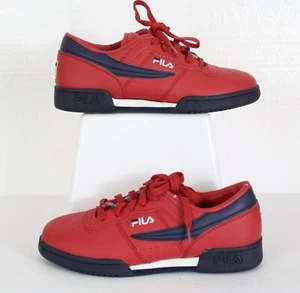 FILA Original Fitness Youth Size 7 Red/Navy/White Sneakers 3VF80105-640 - Picture 1 of 12