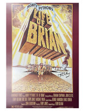 A2 Life of Brian Poster Signed by John Cleese 100% Authentic With COA