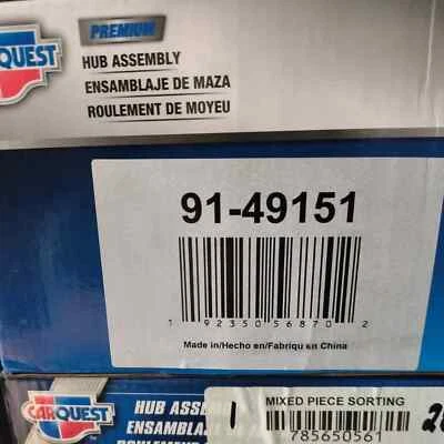 Conjunto de cojinete de rueda y buje 91-49151 para Jeep TJ Wrangler Cherokee Foto 1 de 2