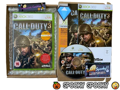 Call of Duty 3 XBOX 360 - UK PAL Immaculate CIB Natural Disc & Reg - Tracked - Image 1 of 4