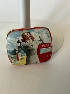 Vintage Coca-Cola Coke  Pill Tin Container Pocket tin - Stay Refreshed With Coke - Picture 1 of 8
