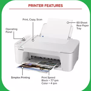 New Canon TS3720/3722 (2522) Wireless All In One Printer-USB Photo-Home Business - Picture 1 of 9