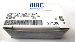 MAC VENTILE 34B-ABA-GDFA-1BA MAGNETVENTIL NEU IN FABRIKVERPACKUNG KOSTENLOSER VERSAND - Bild 1 von 2