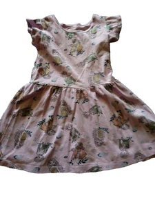 mädchen kleid 110 lila mit frozen - Bild 1 von 2