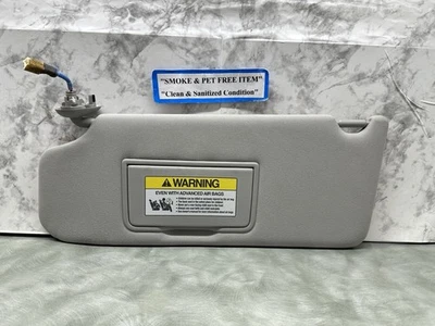 2009-2015 Honda Pilot Driver Sun Visor Mirror Left Sunvisor Grey ORIGINAL - Image 1 of 4