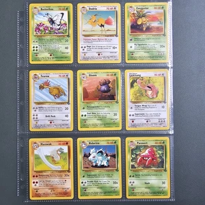 🔥Juego completo de cartas Pokémon comunes poco comunes de la selva 1999 WOTC - Imagen 1 de 6