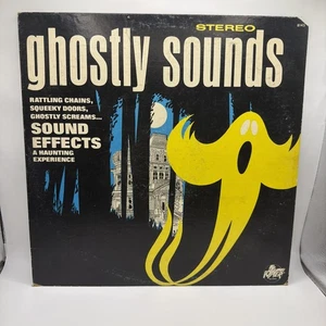 Vintage Halloween GHOSTLY SOUNDS Sound Effect Record - POWER RECORDS - Picture 1 of 6