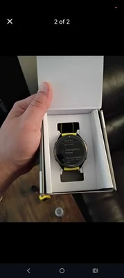 Garmin Forerunner 965 36mm Funda Titanio con Correa Silicona Amarilla... Foto 1 de 2