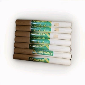 Wallpaper Norwall Fun & Easy Sealed Beige & Brown Textured Pattern 57²ft 90s - Picture 1 of 6