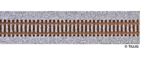 Tillig 86358 Gleisbettung für Holzschwellen-Flexgleis - Länge 700 mm, TT - Bild 1 von 1