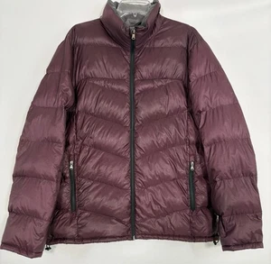 Michael Kors Packable Down Fill Puffer Jacket T Maroon Damen Größe L - Bild 1 von 9