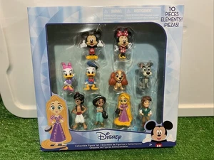 Juego de 10 figuras coleccionables de Disney Mickey’s, Donald’s, Aladdin y más nuevo en caja - Imagen 1 de 14