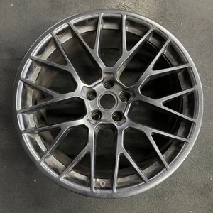 REAR Porsche All Black Macan OEM Wheel 20” 2015-2018 Rim Original 67471A - Picture 1 of 12