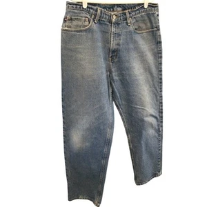 Vtg Polo Ralph Lauren Mens Relaxed Fit Jeans Size 36 x 30 Straight Leg Y2K 90s - Picture 1 of 13