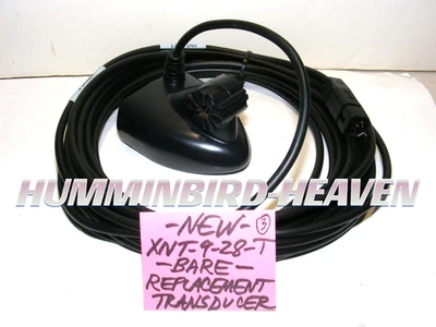 NEW HUMMINBIRD XNT-9-28-T BARE TRANSDUCER PIRANHA MAX 4 165 175 176 195 196 197 - Image 1 of 4