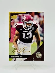 2014 Upper Deck Conference Greats Mike Evans Gold Ink Autograph RC RARE SP - Picture 1 of 2