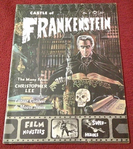 Castle of Frankenstein #2 (1962) VG/FN condition Christopher Lee horror magazine - Imagen 1 de 4