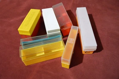 7 x 35mm  Slide Storage Boxes in good used condition - Image 1 of 2