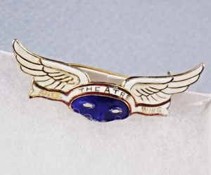 Pin American Theatre Wing años 40 2,5", esmalte de colección original ATW WW2 - Imagen 1 de 9