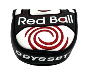 Odyssey Red Ball Mallet Golf Putter Headcover Cover (X) - Picture 1 of 6