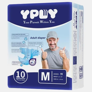 10 Pack YPWY (Your Pursuit Writes You) XL Adult Diaper 10 Pieces - NEW - Picture 1 of 4