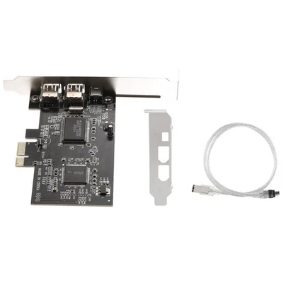 PCI-E PCI Express FireWire Card, IEEE 1394 Controller Card with Firewire1686 - Image 1 of 4