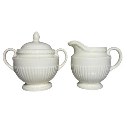 Jarra y azucarero vintage Wedgwood Etruria & Barlaston Edme Milk Creamer Inglaterra Foto 1 de 4