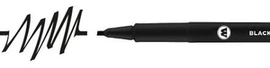 MOLOTOW 703210 MARQUEUR FEUTRE FIN NOIR BLACKLINER CHISEL - Picture 1 of 1