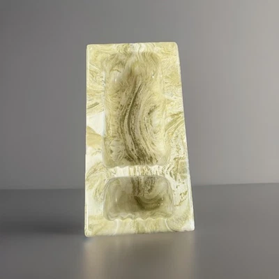 Jabonera de champú de mármol cultivada empotrada para bañera de ducha envolvente verde suizo Foto 1 de 3