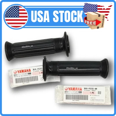 Empuñadura de goma Yamaha RD400 RT180 RX50 RX80 RX100 RX115 RX125 RX135 TT250 RL Foto 1 de 4